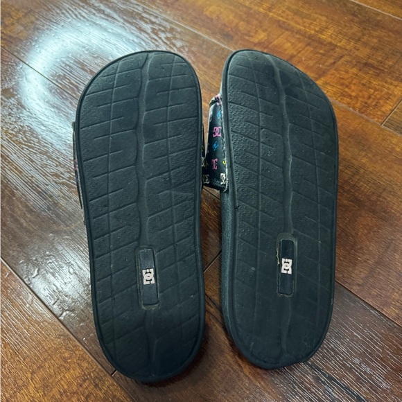 DC Black and Blue Sandals Sporty Streetwear - Picture 3 of 4